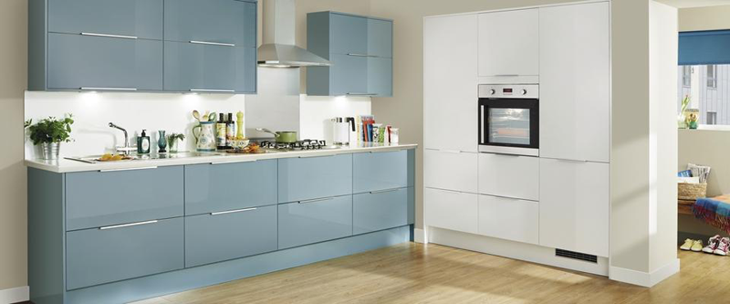 Howdens Greenwich Blue kitchen