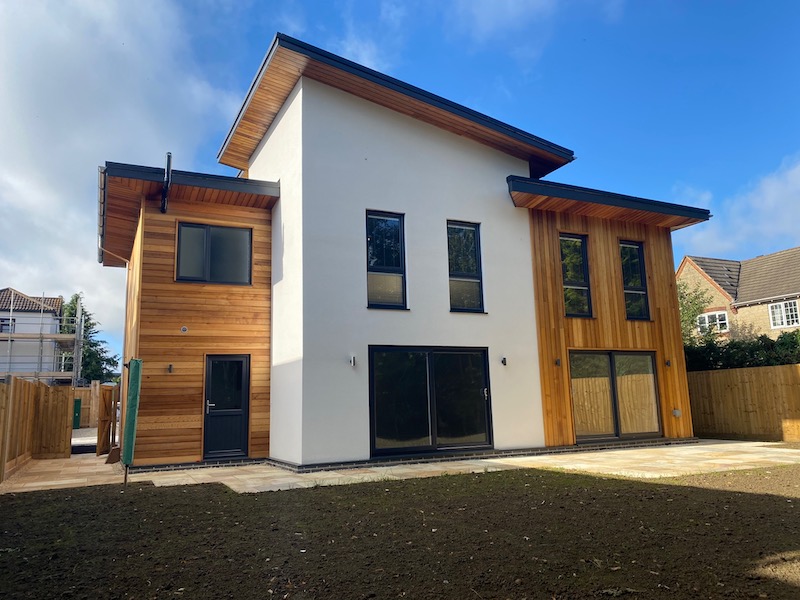 Timber-frame new build in Frome